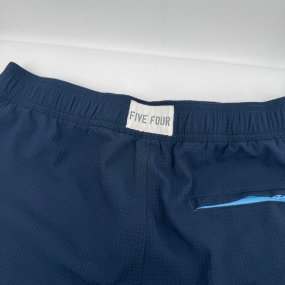 Five Four Swim Trunks Men 32 Blue Shorts Mesh Lined Elastic Drawstring Beach - Picture 6 of 15